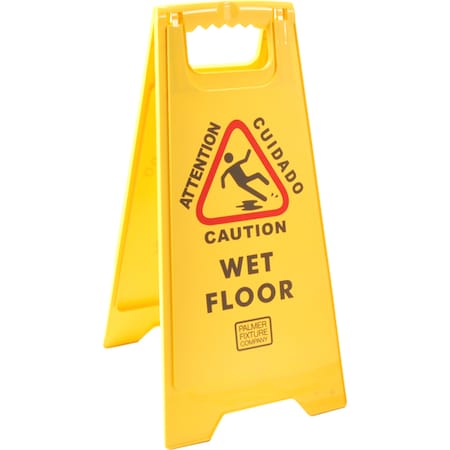 Rubbermaid Sign, Floor, Caution, A-Frame For  - Part# Fg611277 FG611277